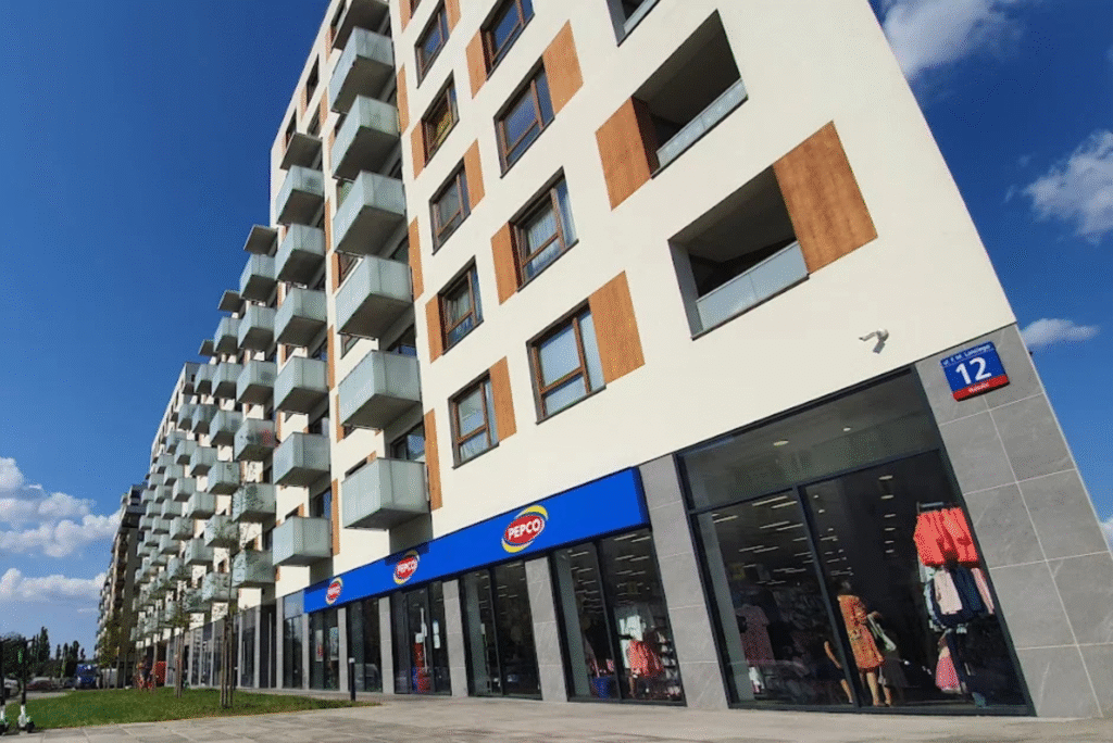 PEPCO przy ul. Lanciego 12 w Warszawie (Ursynów)