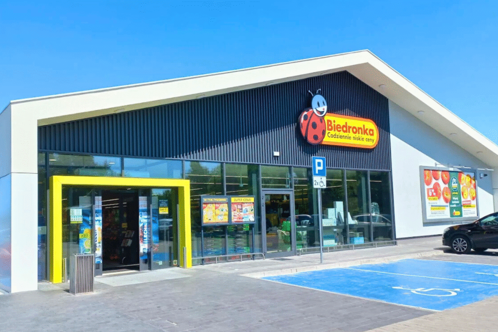Biedronka przy ul. Jedności Narodowej w Maszewie
